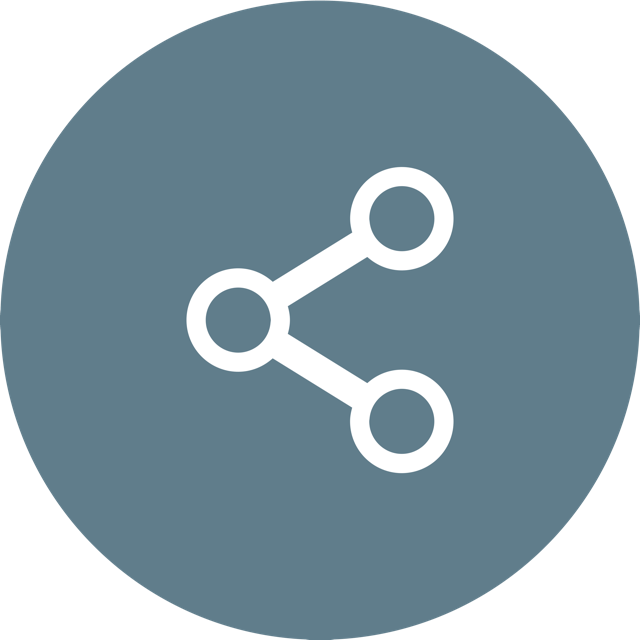 Teilen/Social Media Icon